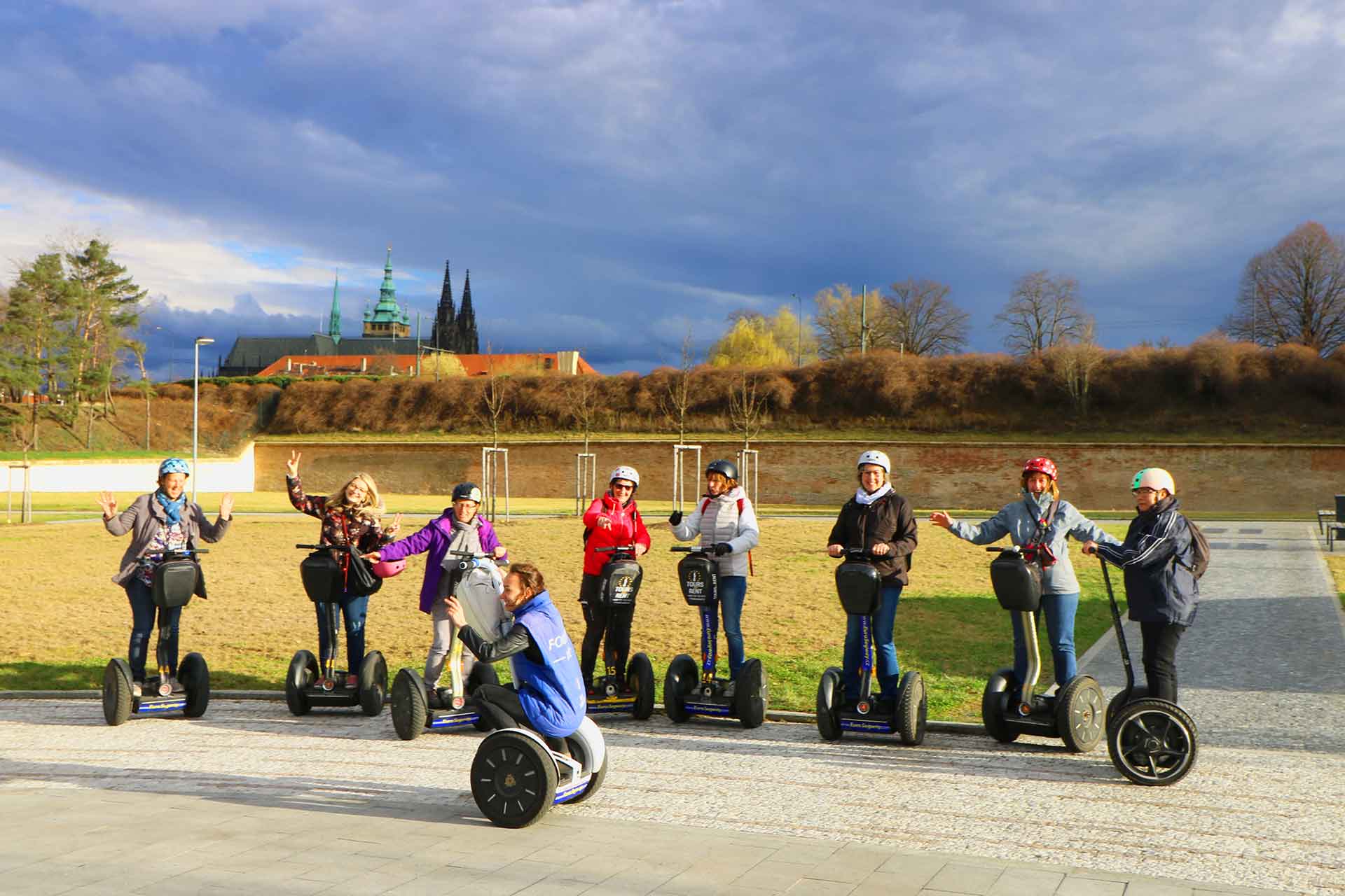 segway fun prague hen weekend