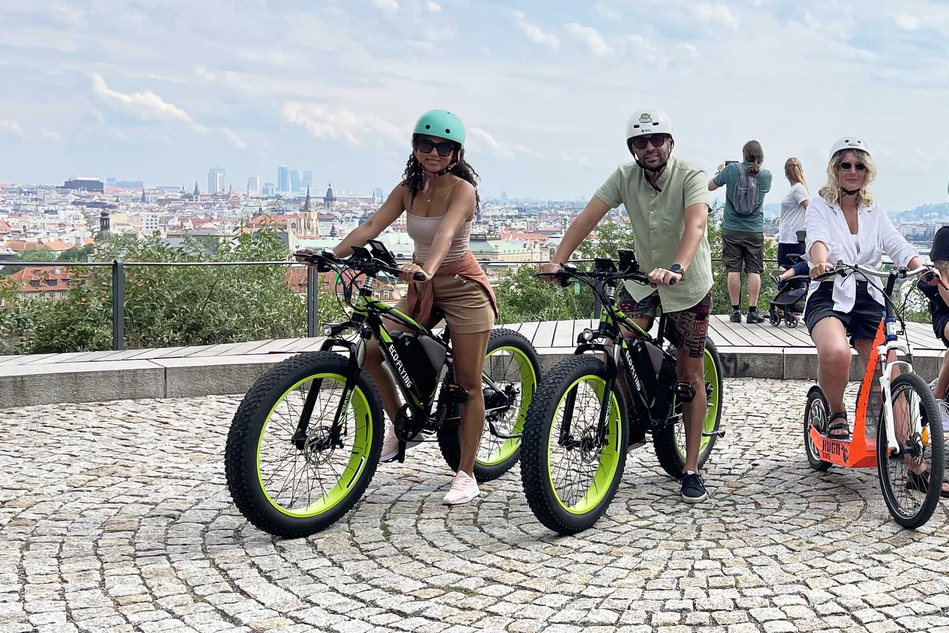 Fat Tire eBikes tours in Prague are easy and fun. Join our live guided tour and fall in love to Prague as we did!
